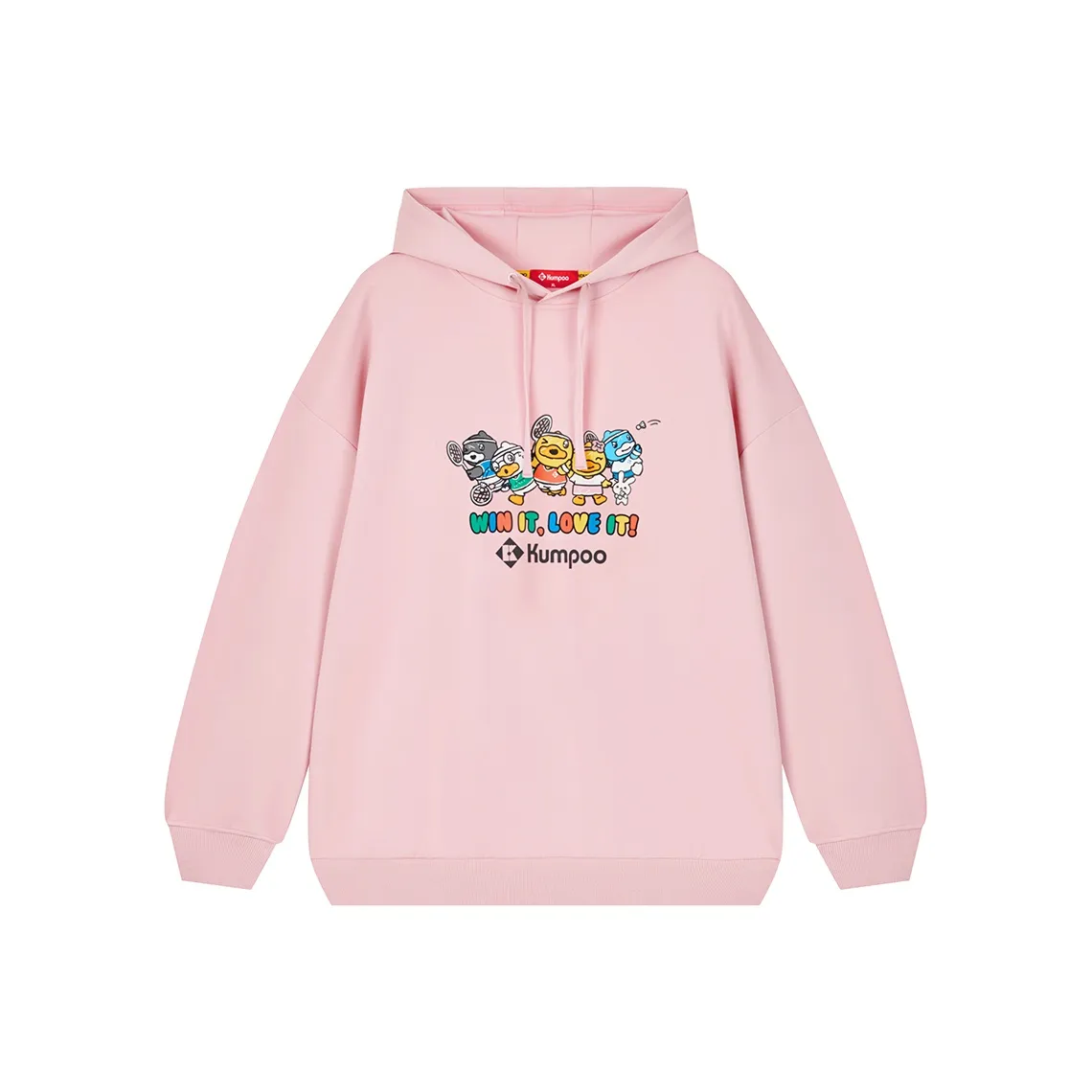 KUMPOO Розовый Унисекс Свитшоты