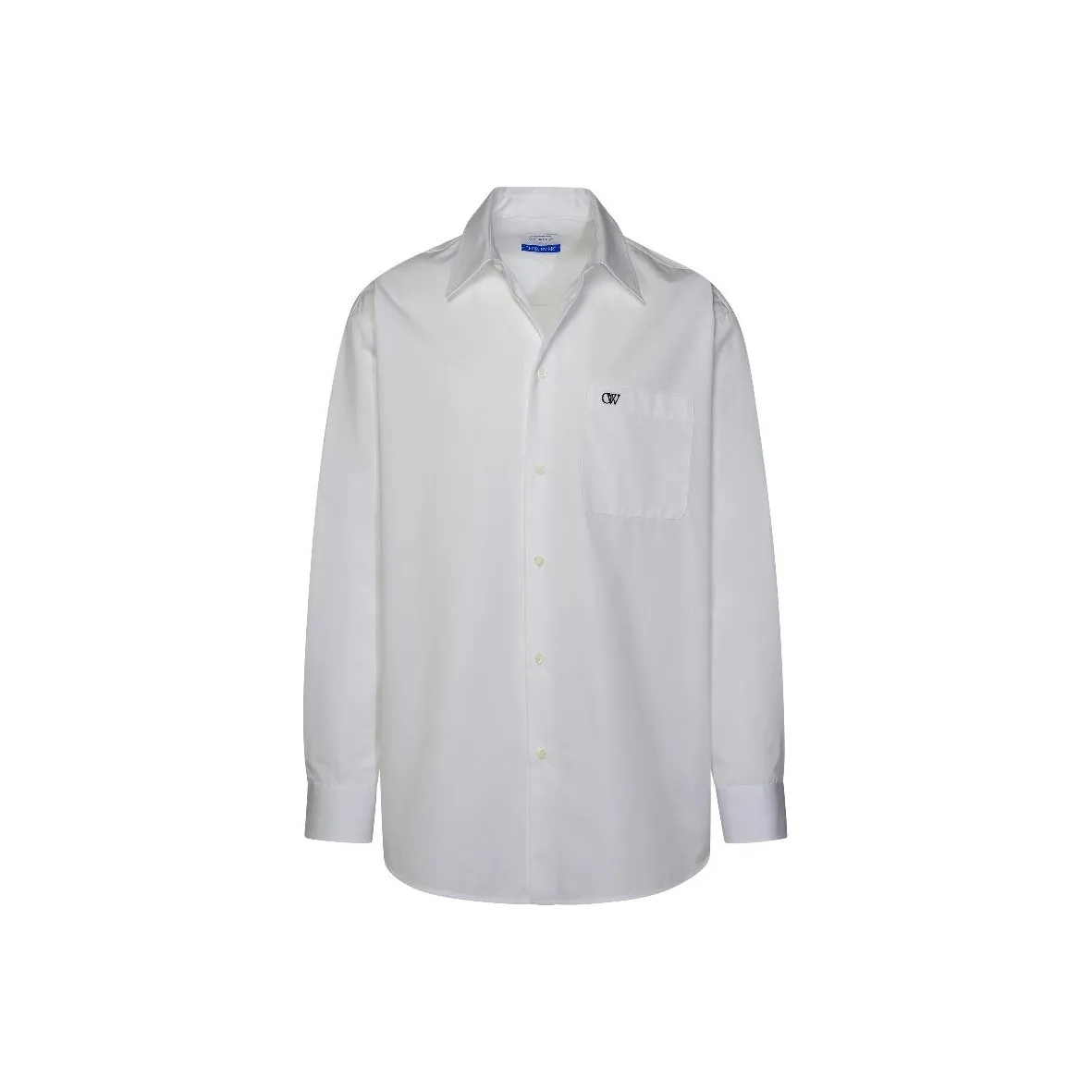 Off Logo embroidered Cotton Shirt