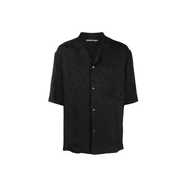 PALM ANGELS Monogram Bowling Shirt
