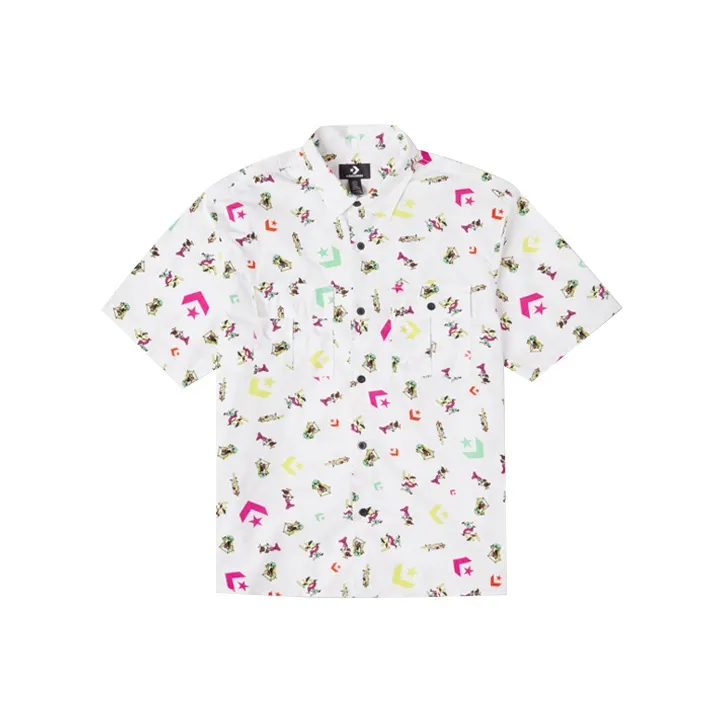 Конверс Белый Мужская Рубашка