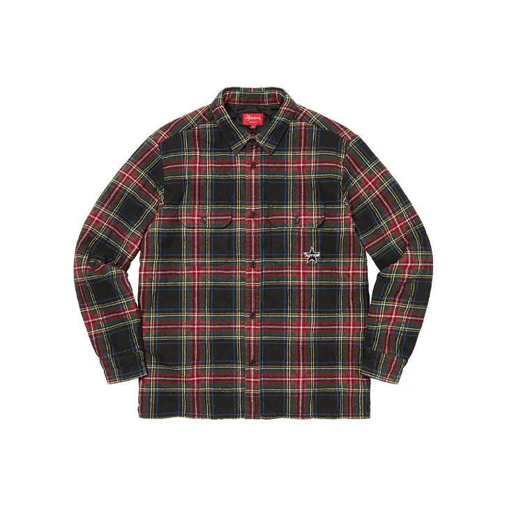 Supreme Quilted Plaid Flannel Shirt