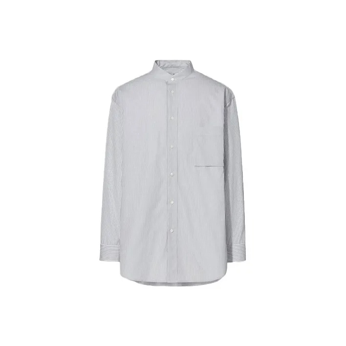 UNIQLO x JIL SANDER +J Рубашка Мужская Серого цвета