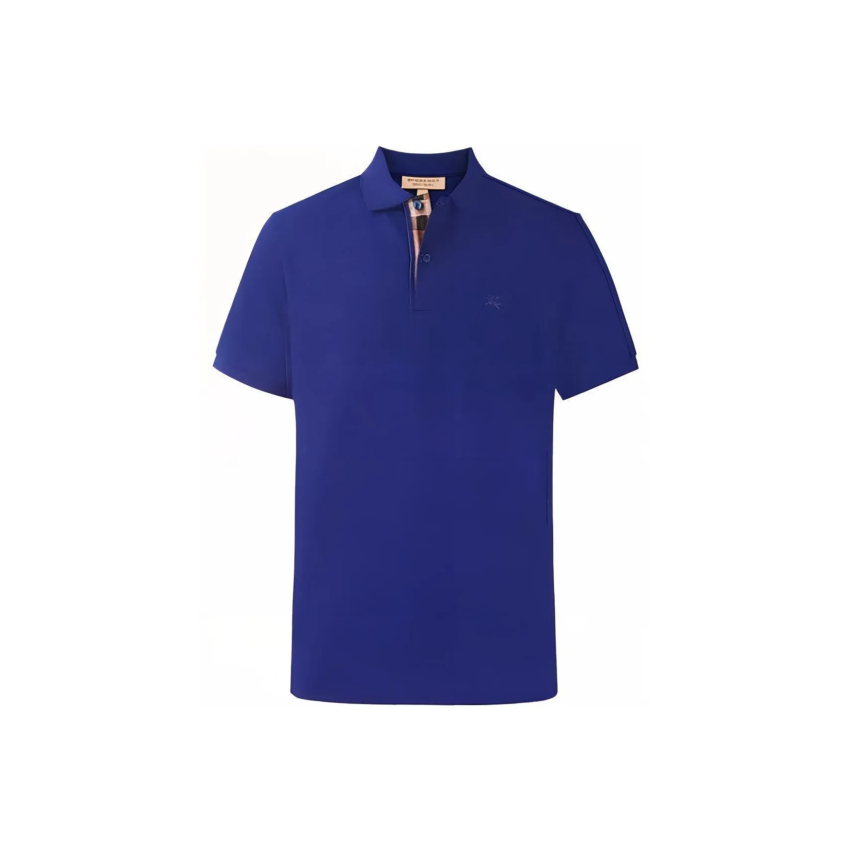 Burberry Polo Shirt Men's Purple Blue