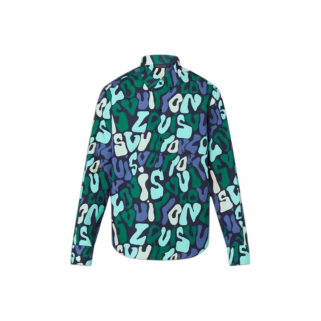 LOUIS VUITTON Pre Owned 2010s Graphic logo Shirt