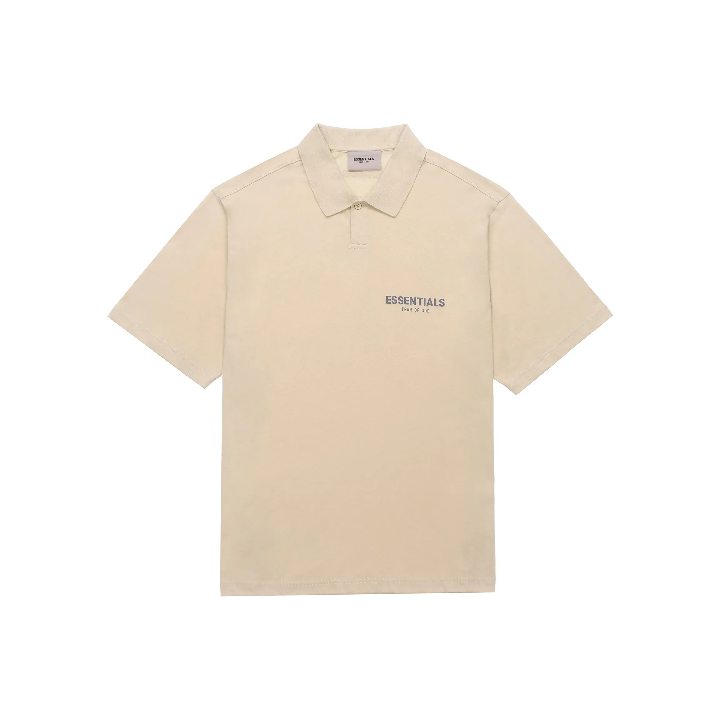 Fear Of God Essentials FW21 Поло Унисекс Бежевый