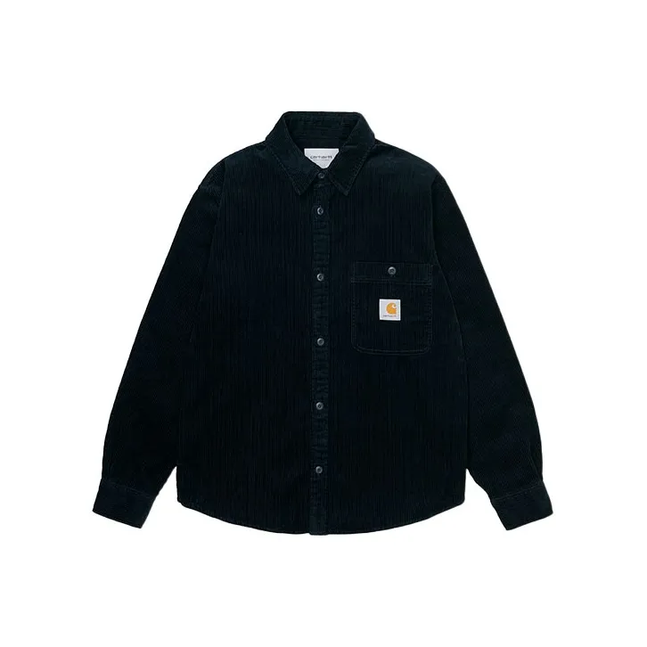 Carhartt WIP Blue Men's Shirts Кархарт WIP Синий Мужские Рубашки