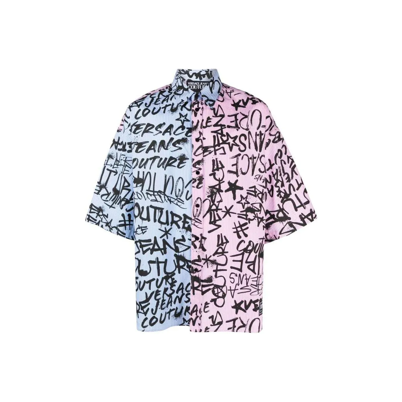VERSACE JEANS COUTURE Shirt Men's Light Pink