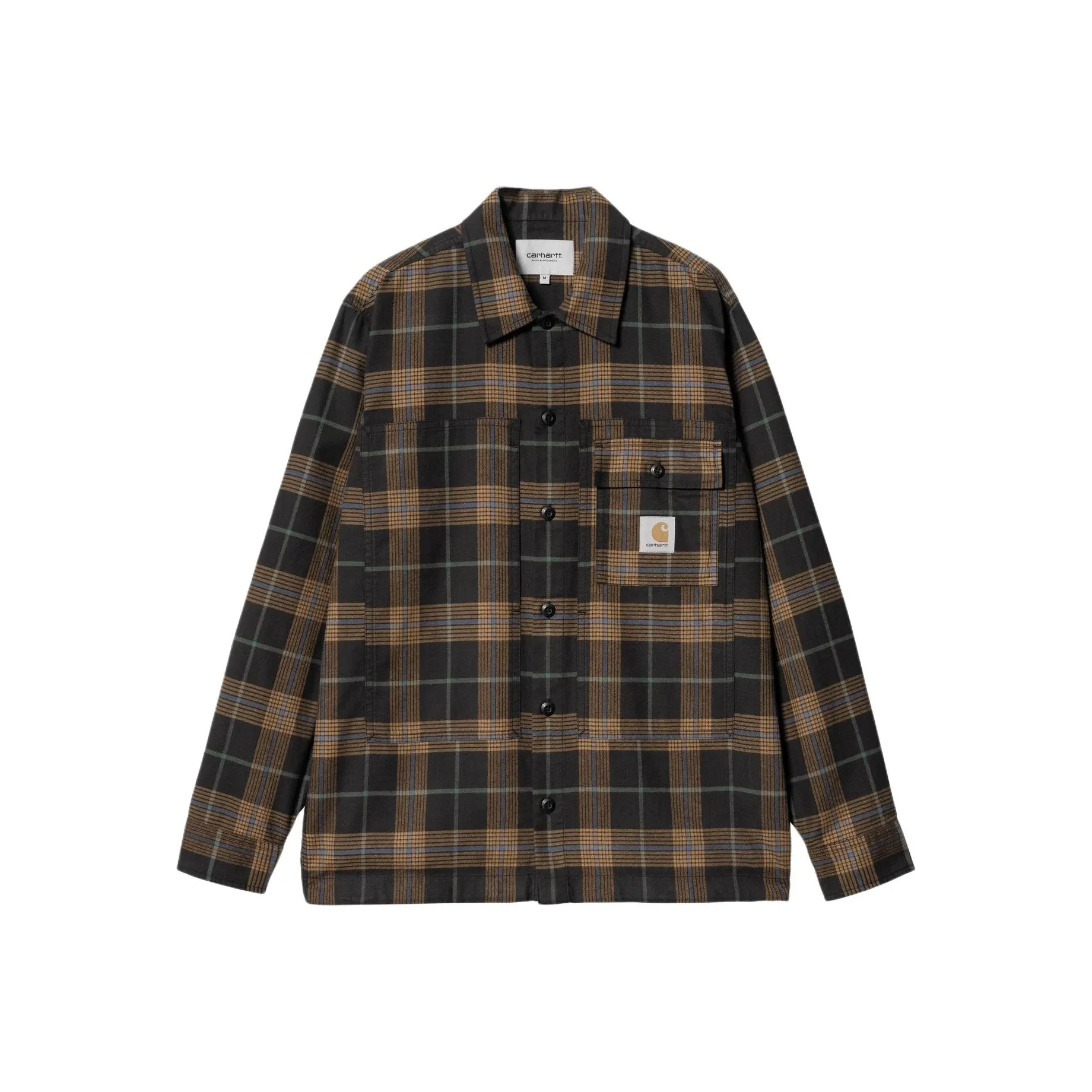Carhartt WIP Hadley Check Рубашка Мужская Черная