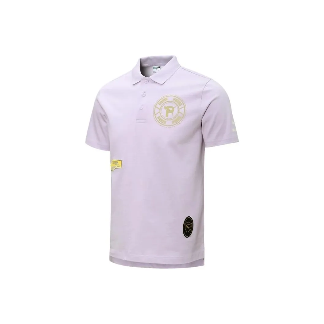 PUMA Polo Shirts Unisex Purple