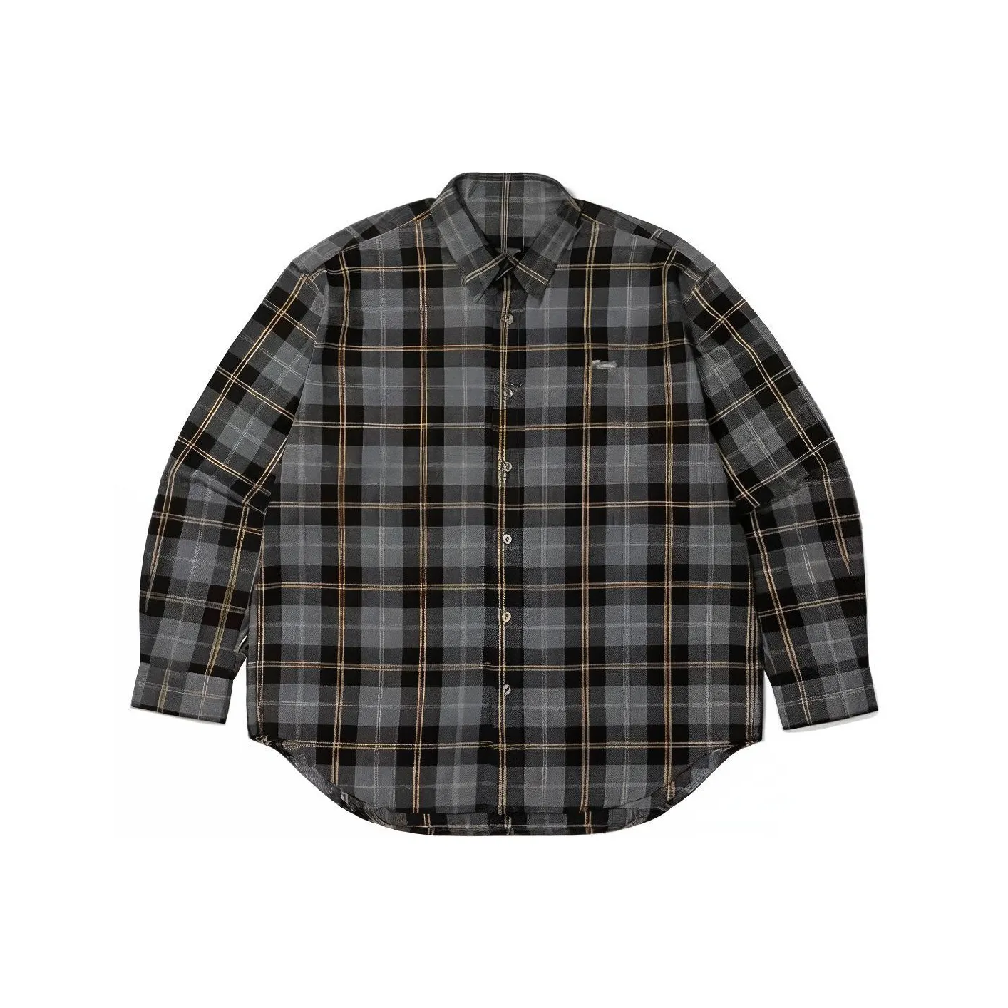 MADNESS Серо-желтая унисекс рубашка