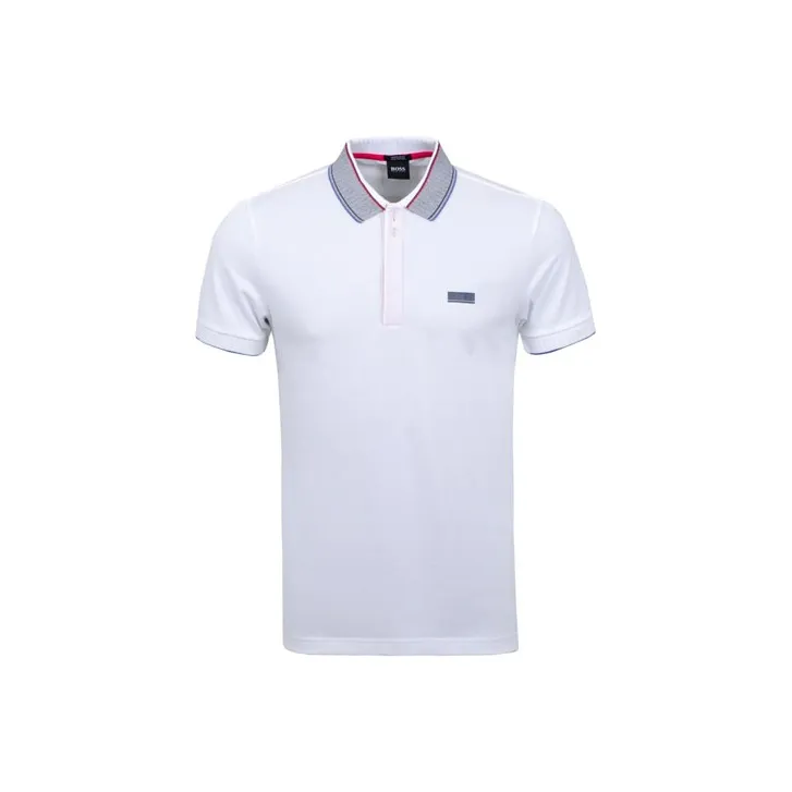 HUGO BOSS Polo Shirts Men White