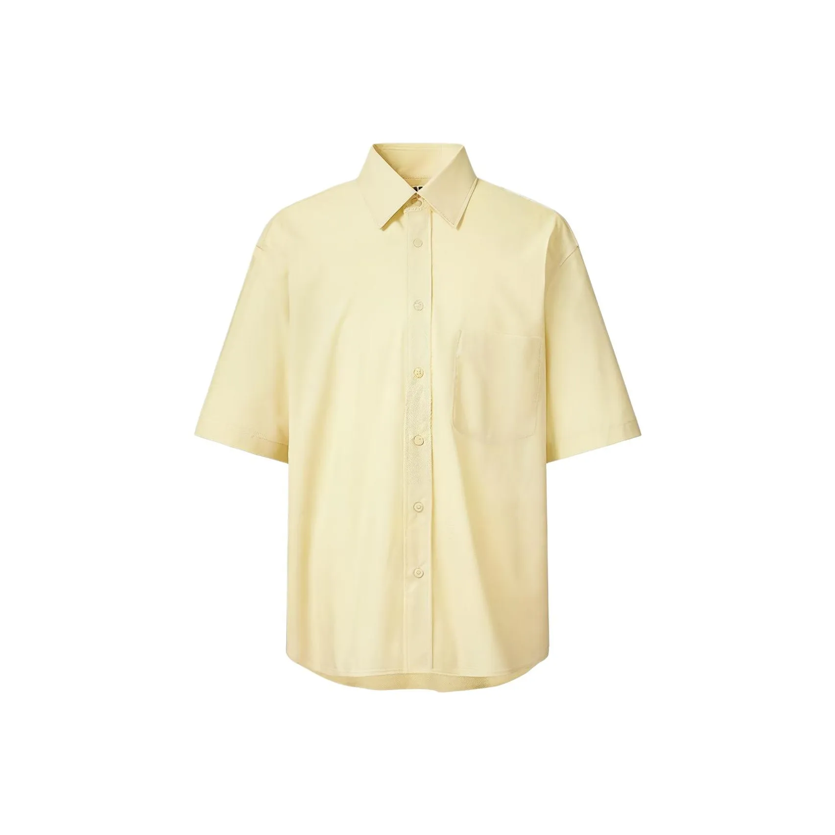 UNIQLO Рубашка Мужская Абрикосово-желтая
