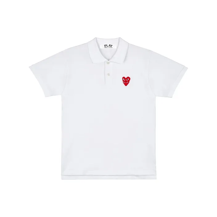 CDG Play Белая Мужская Поло
