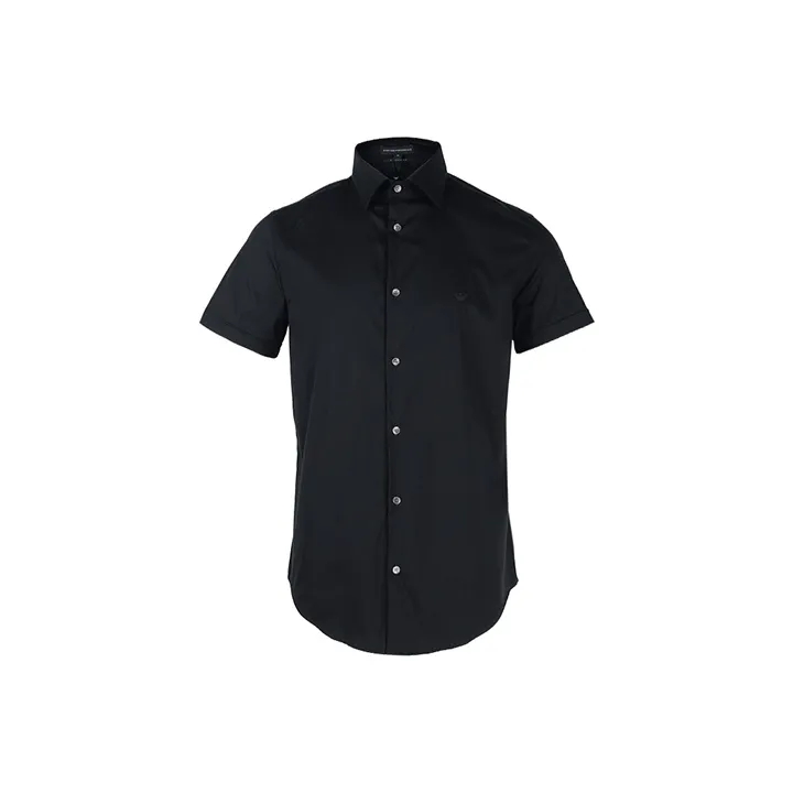 EMPORIO ARMANI Short sleeved Poplin Shirt