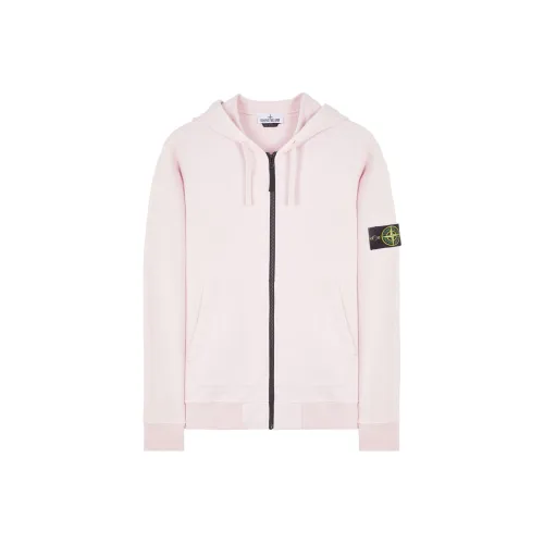 STONE ISLAND Розовый Унисекс Свитшоты