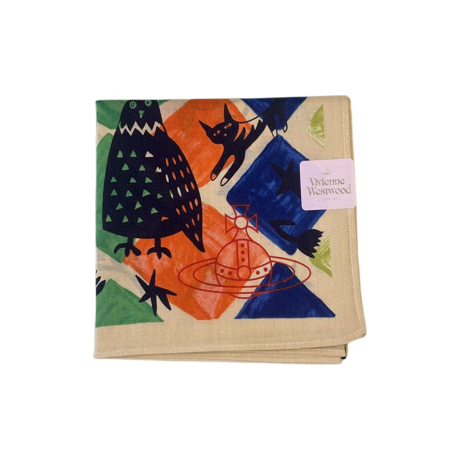 Vivienne Westwood Шелковые шарфы Унисекс Желтый