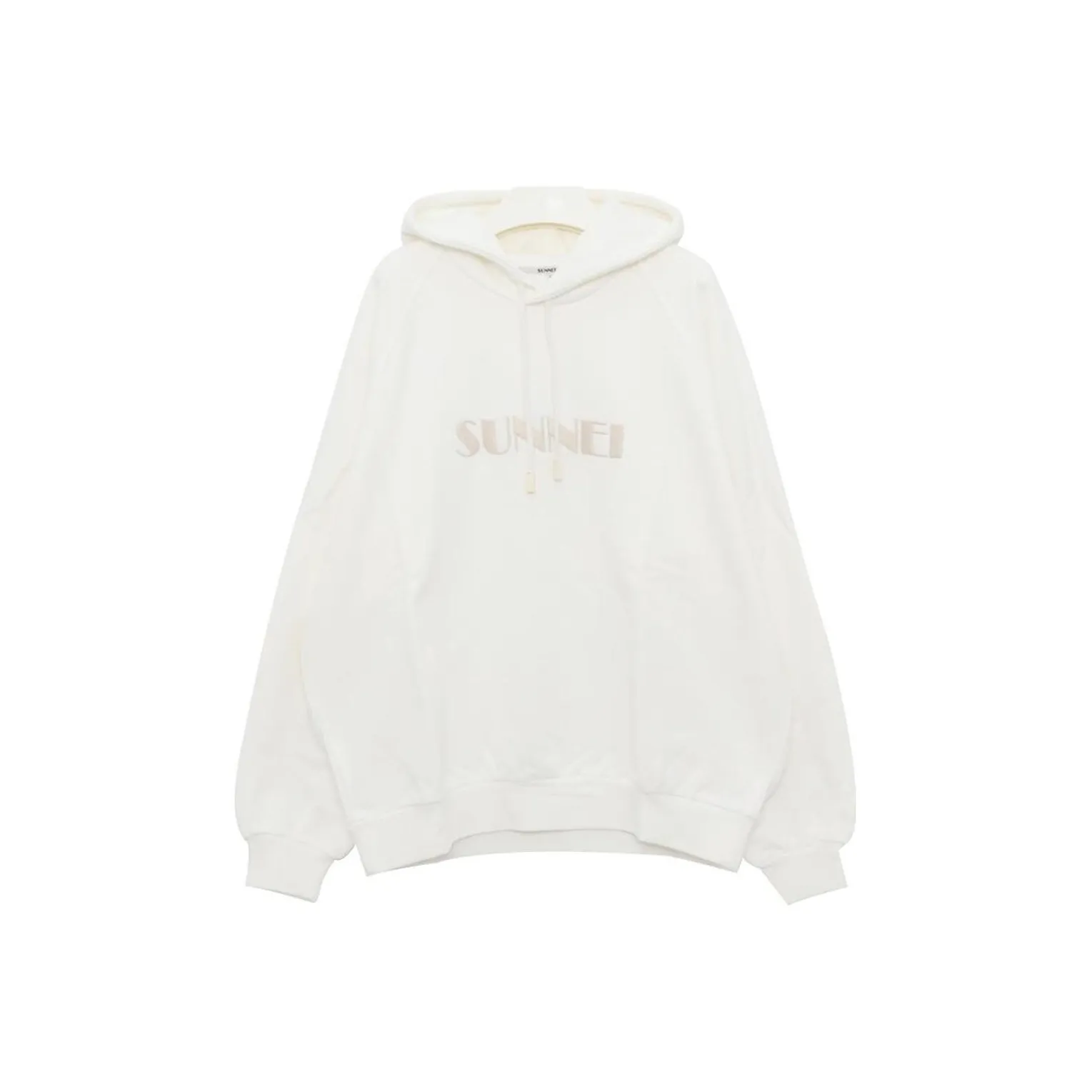 Sunnei Logo Embroidered Drawstring Hoodie