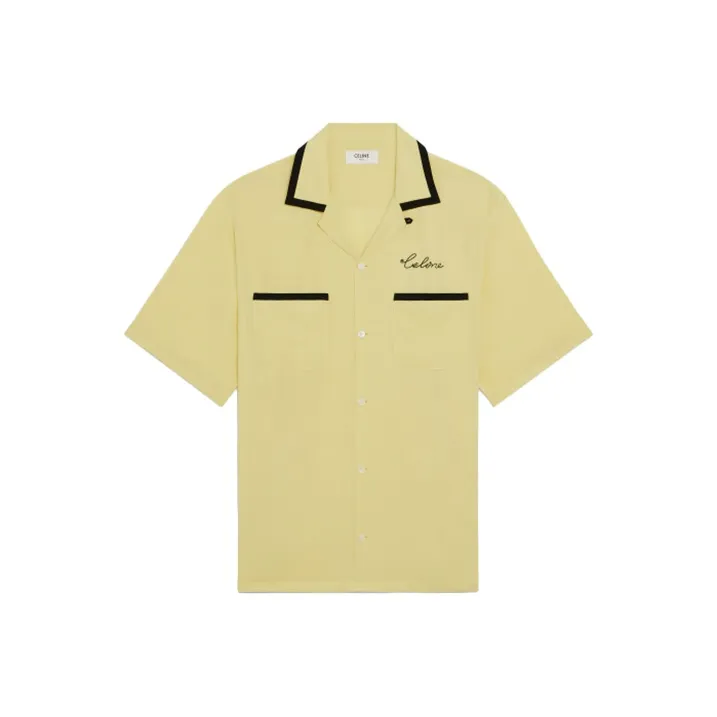 CELINE Shirts Men Yellow