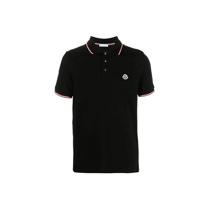 Moncler Logo Patch Short Sleeved Polo Shirt