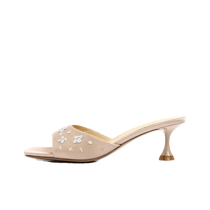 MCKP Abrasion Resistant Slide Slippers Women's Champagne