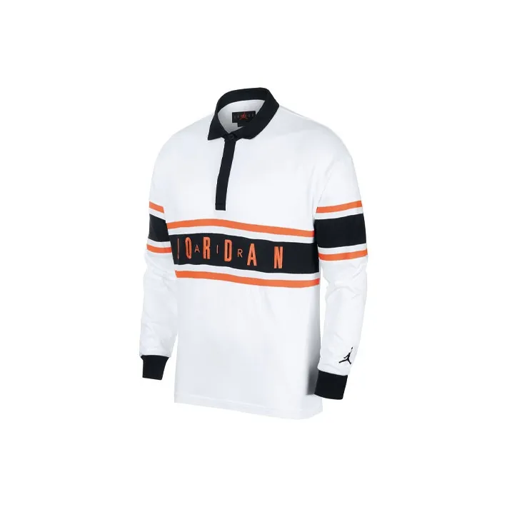 Джордан Белый Мужская Поло
