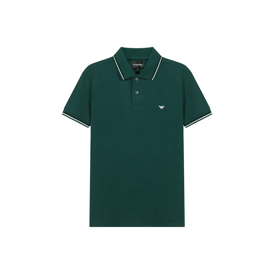 EMPORIO ARMANI Logo Print Polo Shirt