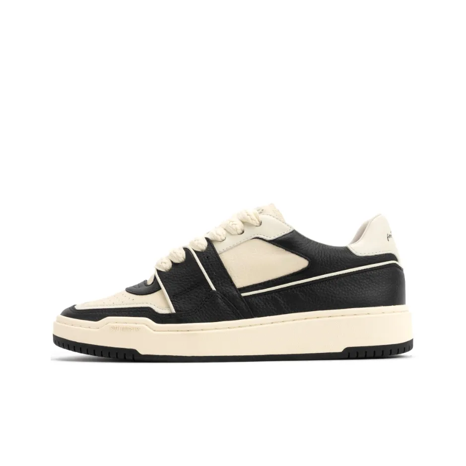 FOOT INDUSTRY Foot Industry 90s TRAINER Stylish Low Top Skateboard Shoes Unisex Black White Spring Summer