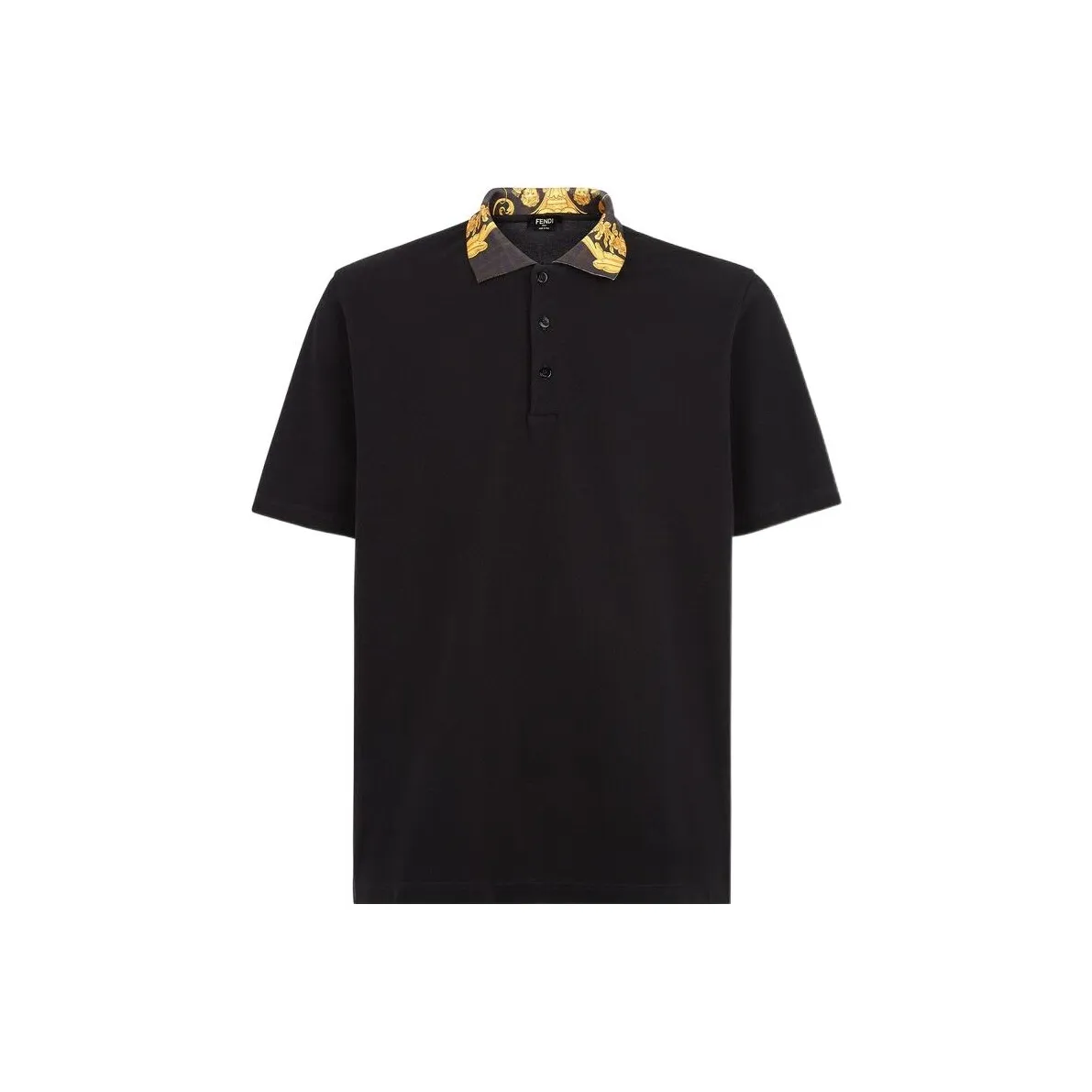 FENDI x VERSACE SS22 Polo Shirt Men's Black