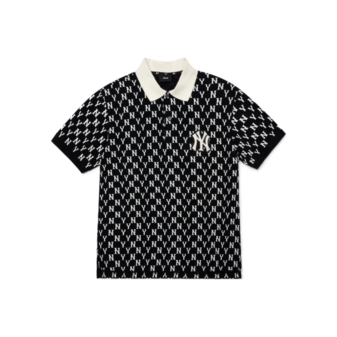 MLB Base Logo Polo Shirts Men's Black