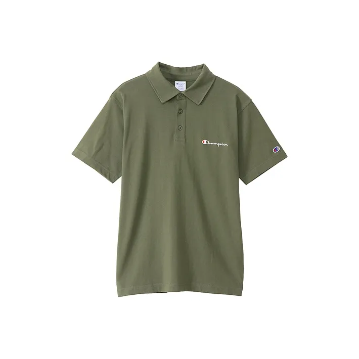 Чемпион Армейский зеленый Унисекс Поло