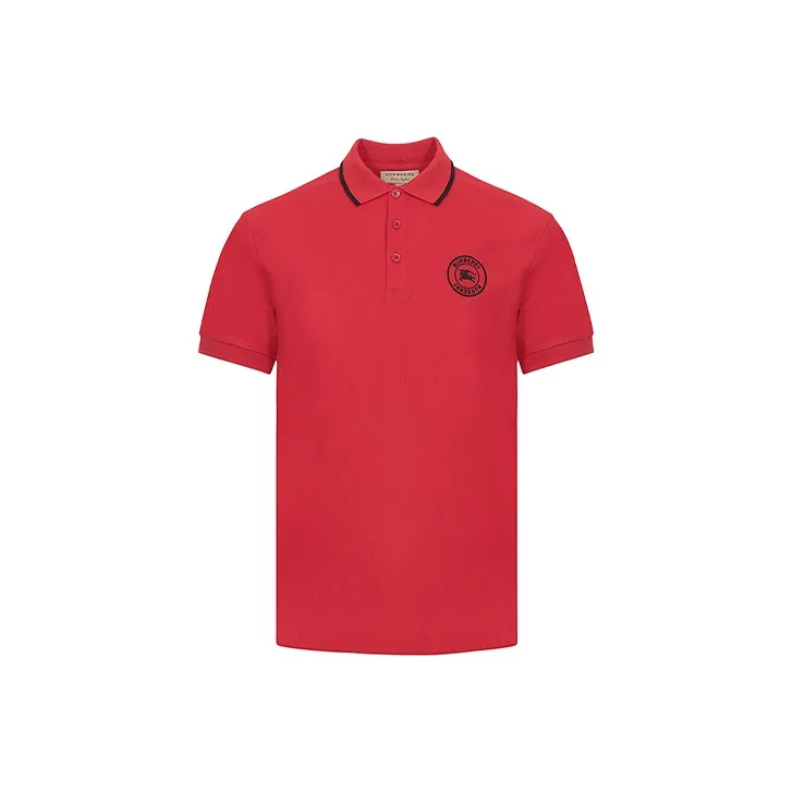 Burberry Red Men's Polo
