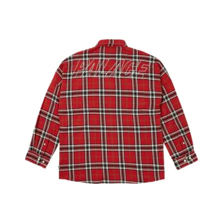 PALACE SS24 Collection LUMBER YAK Рубашка RED Унисекс RED