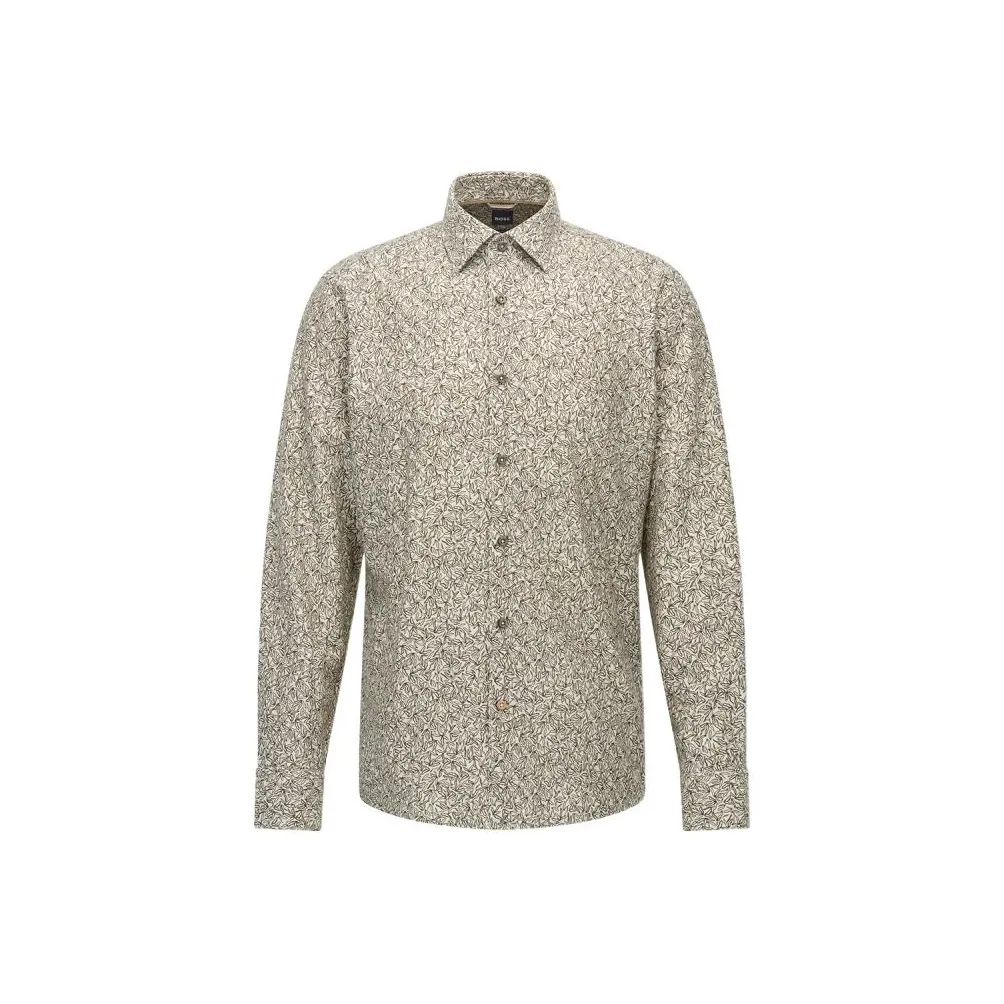 Hugo Boss Рубашка Мужская Смешанная Серый