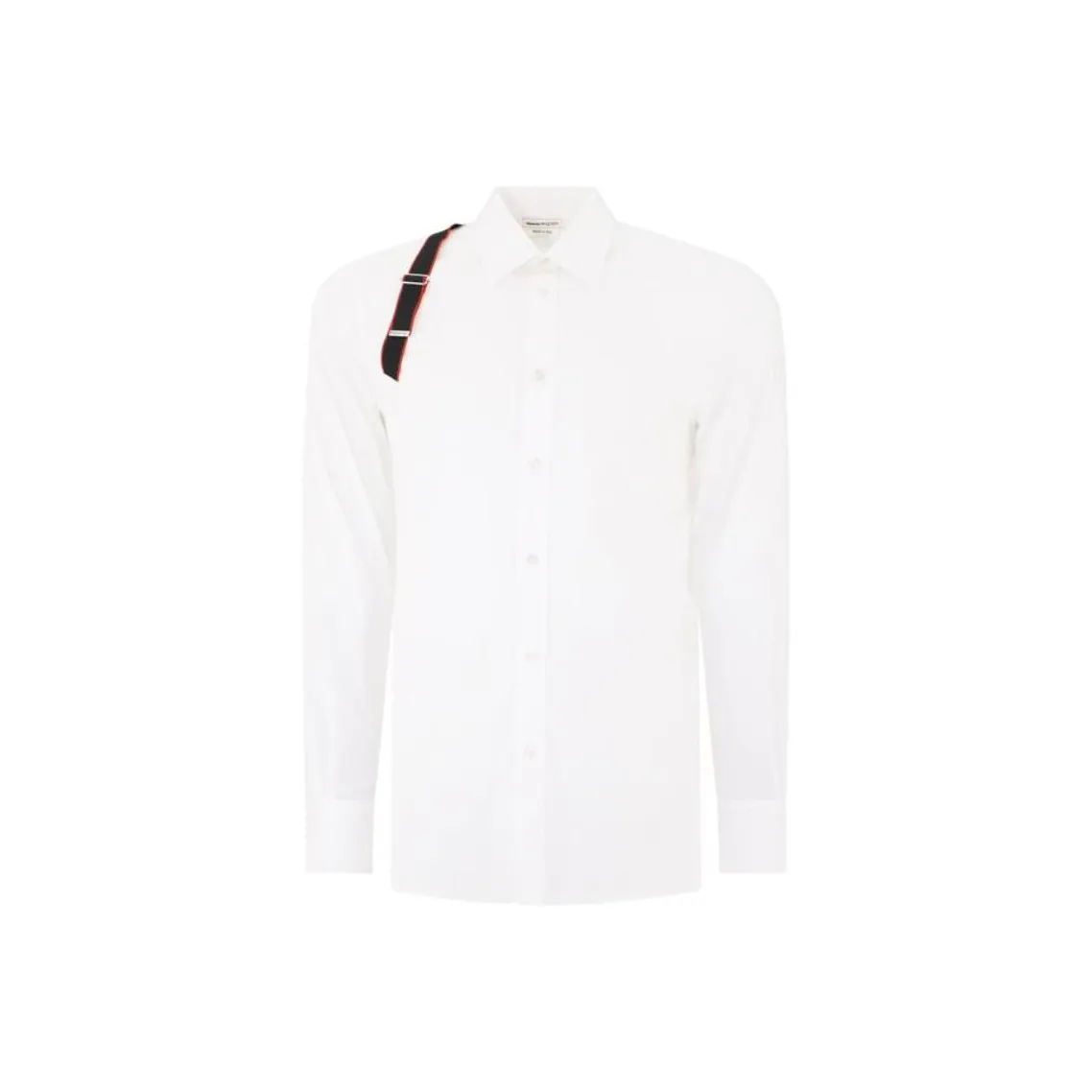 Alexander McQueen Logo Tape Harness Detailed Shirt