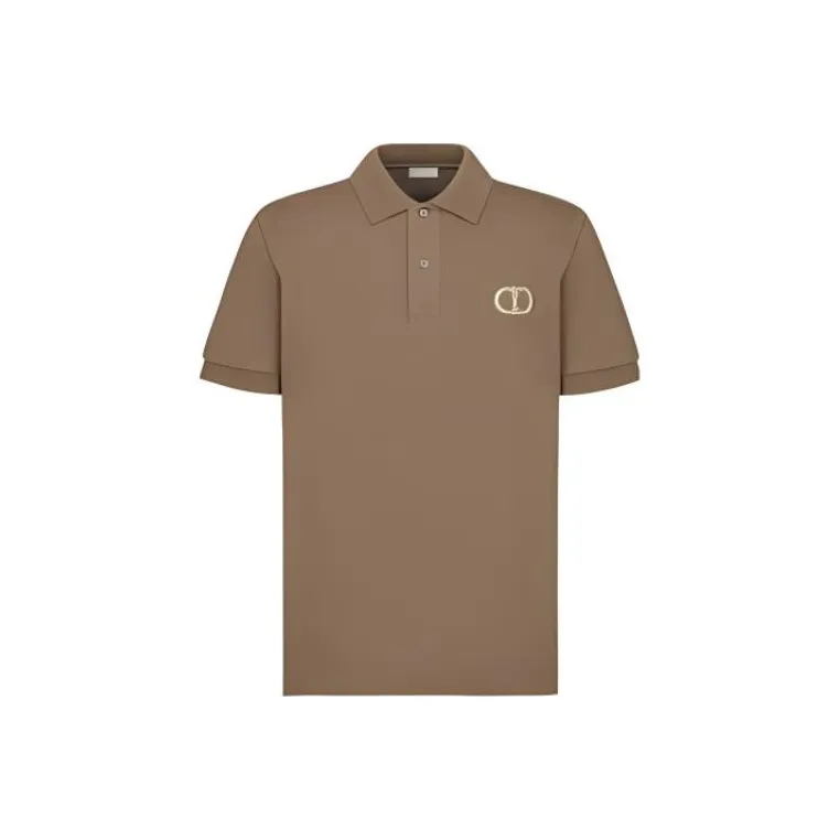DIOR Quarterly New Products SS22 Polo Shirt Men's Brown