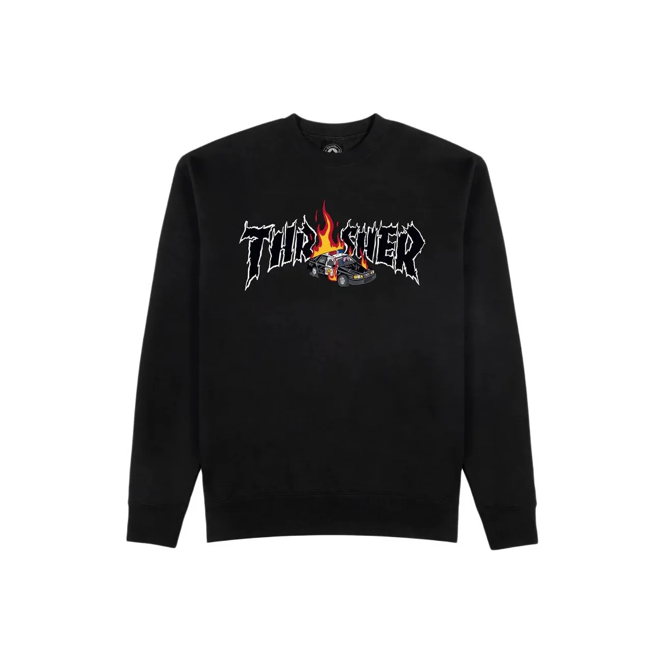 Толстовка Thrasher унисекс черного цвета