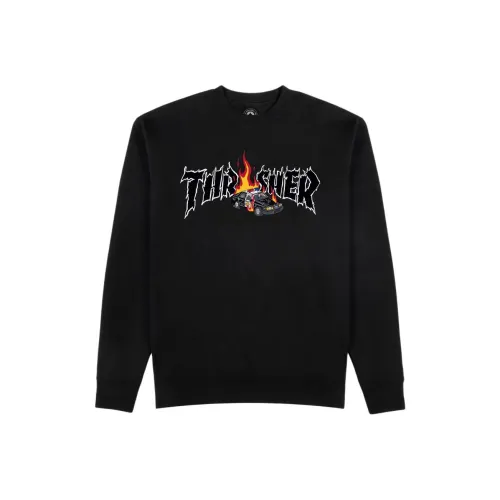 Thrasher Черный Унисекс Свитшоты