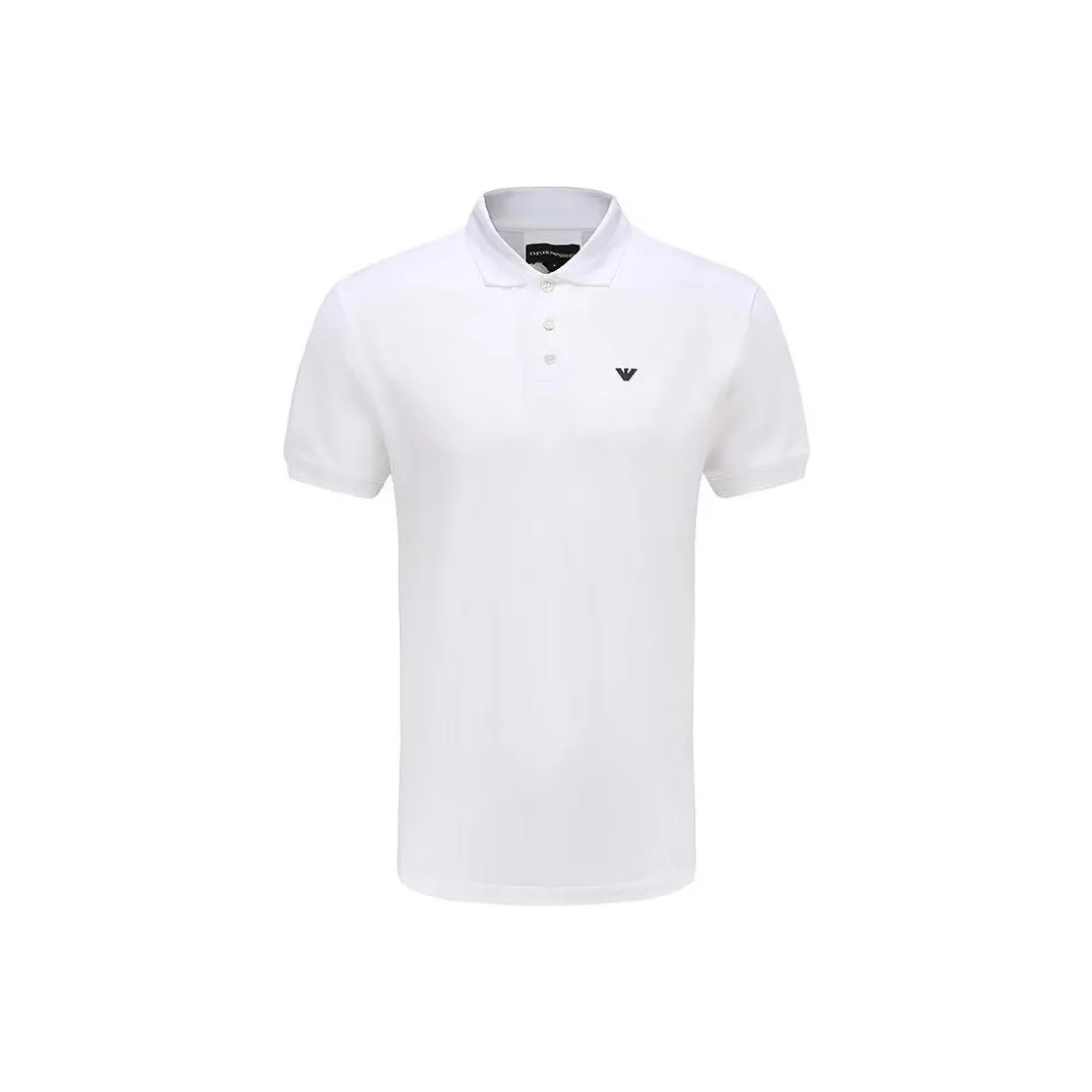 EMPORIO ARMANI SS22 Поло Мужское Белое