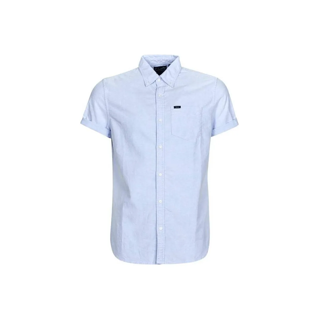 SUPERDRY Shirts Men Light Blue