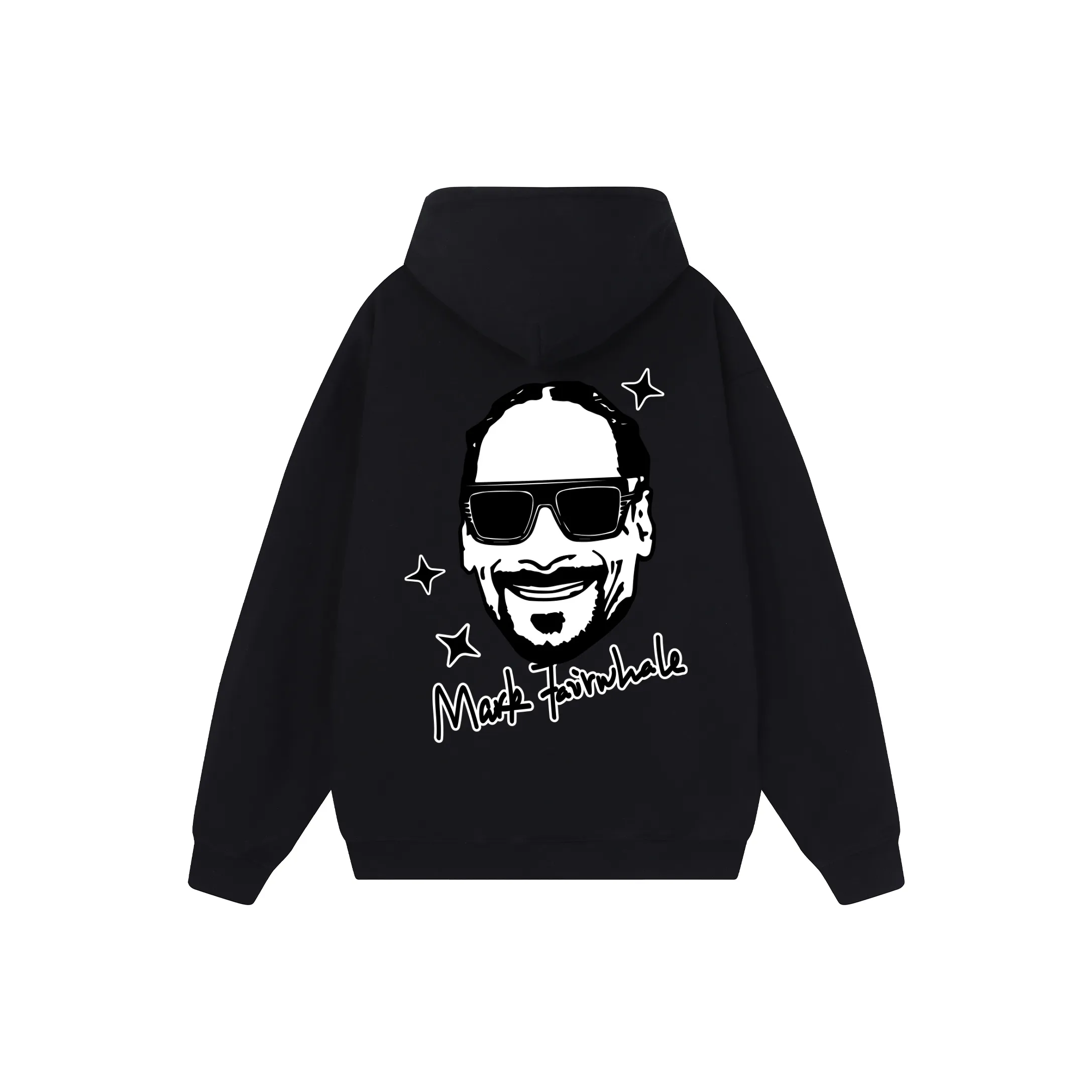 FAIRWHALE Off The Shoulder Hoodie Sweatshirt Unisex