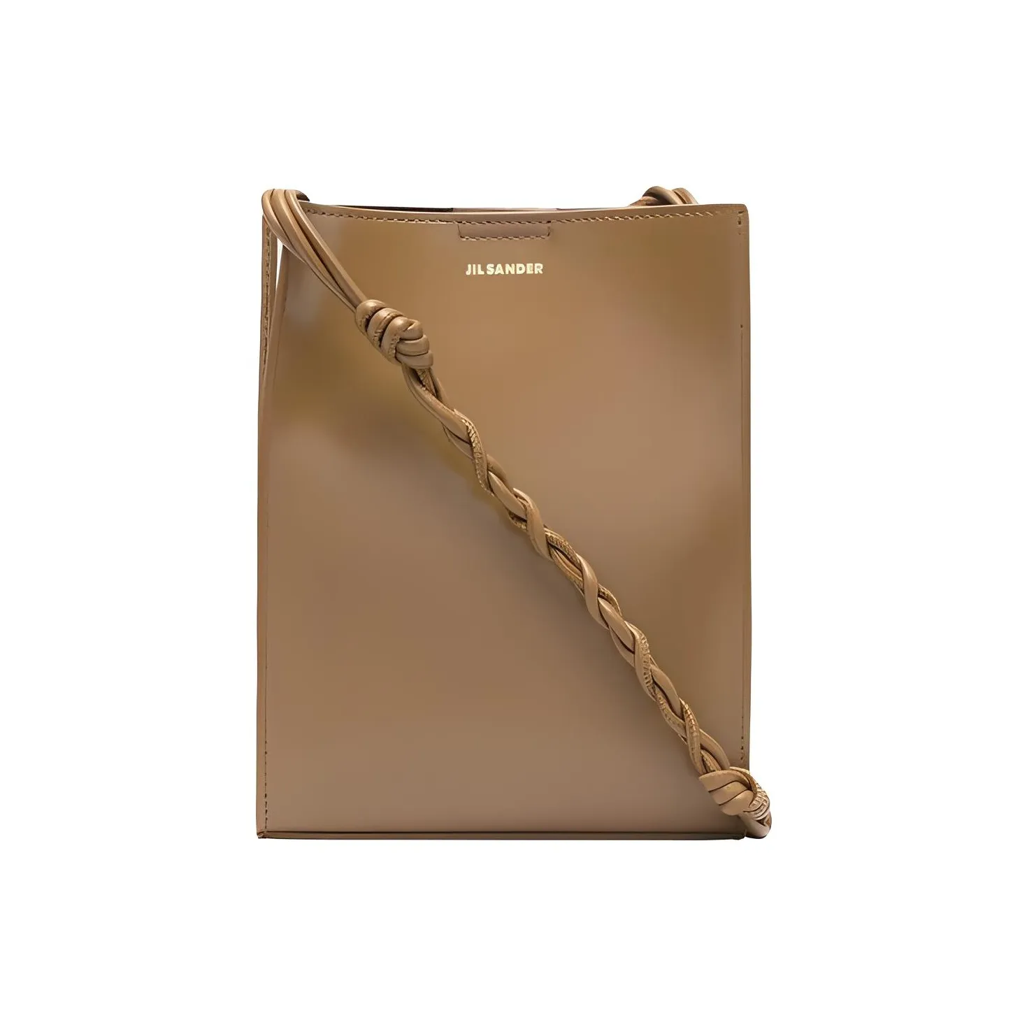 JIL SANDER Smooth Leather Crossbody Bag Shoulder Bag Women's Brown