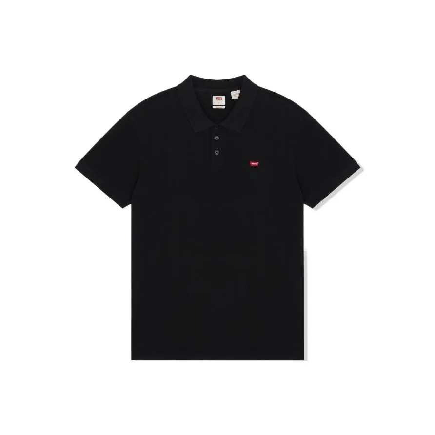 Levis Черное Унисекс Поло