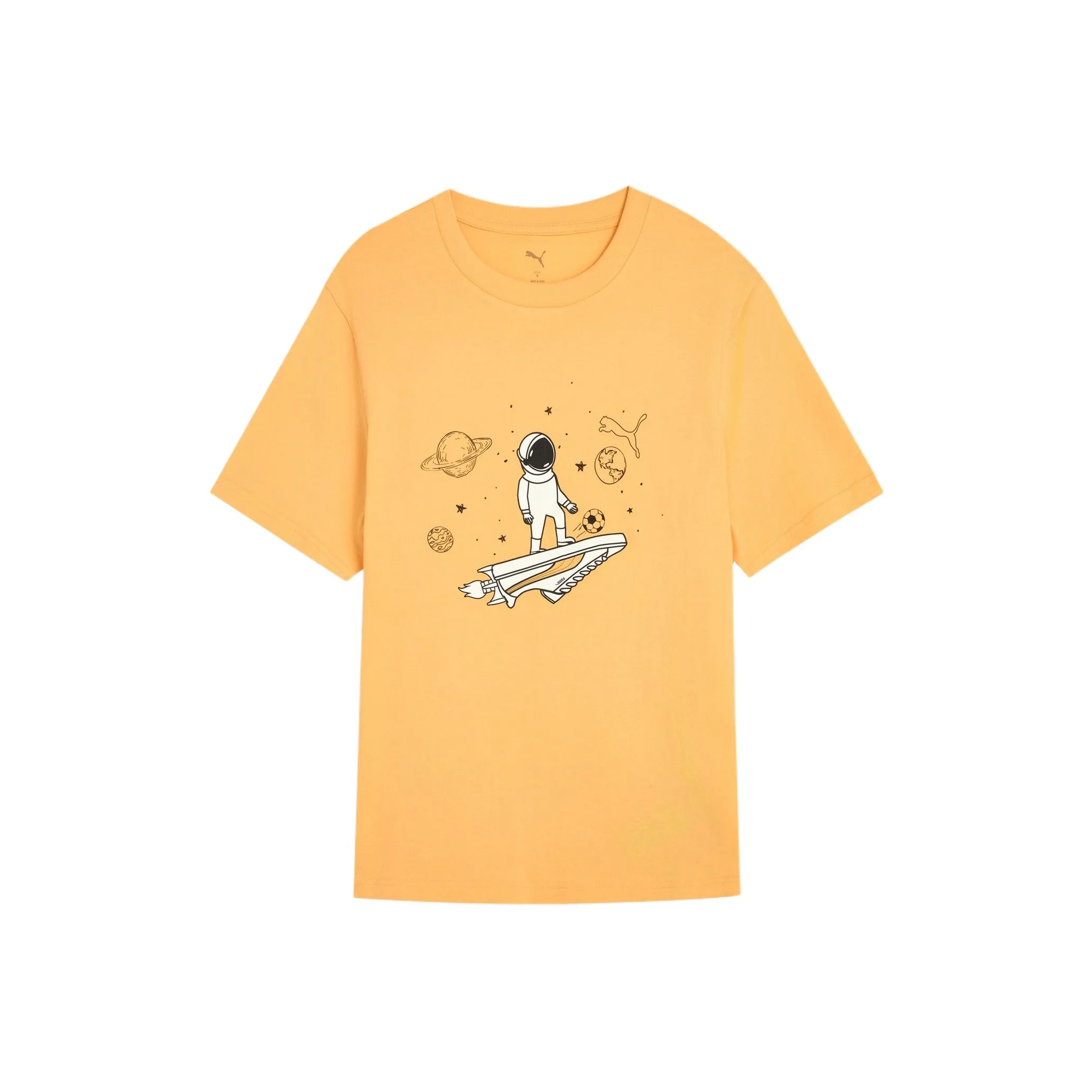 PUMA Basic GRAPHICS SS25 T-Shirt Мужской Абрикосовый Желтый 41