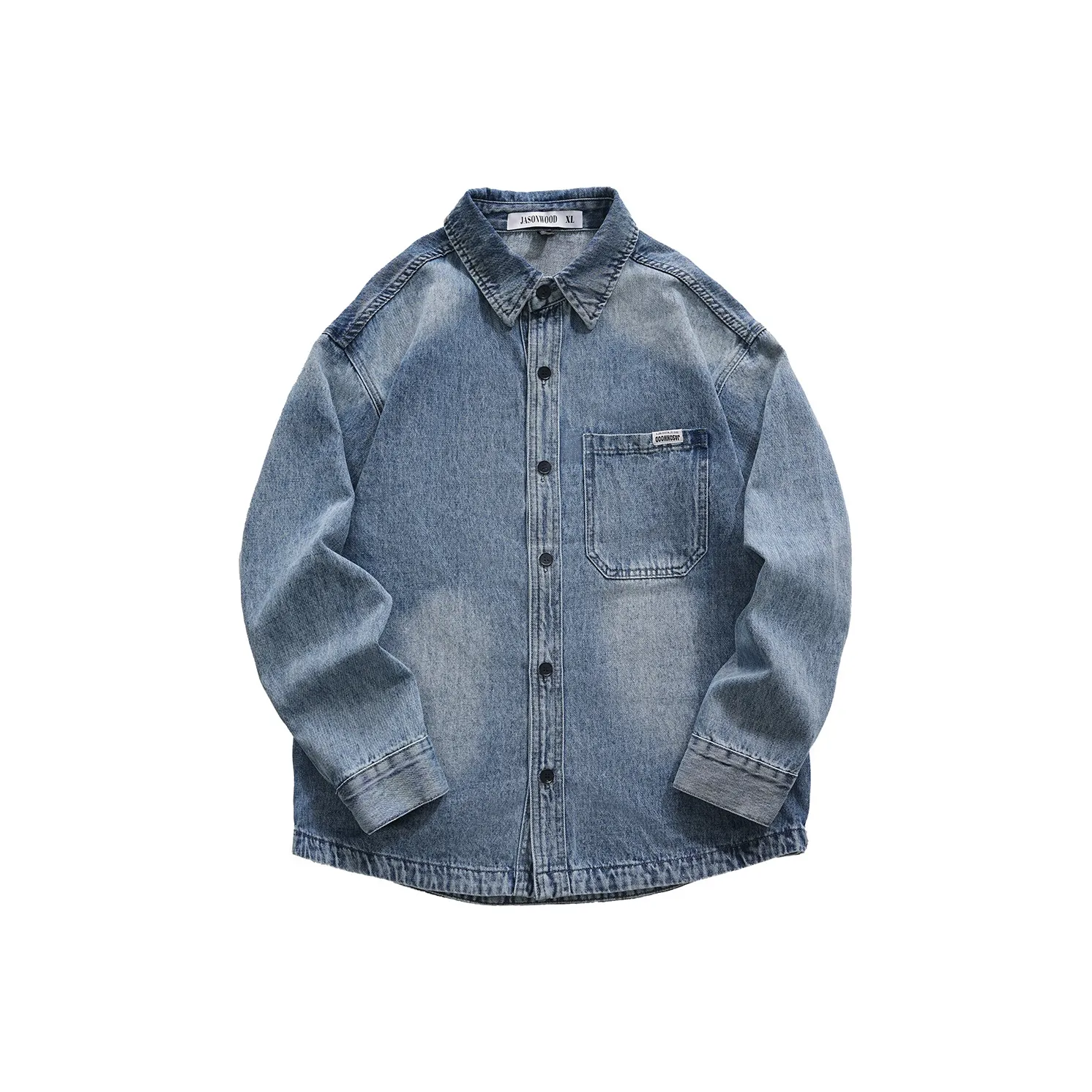 JASONWOOD Cowboy On The Run Shirt Men's Waterdrop Blue