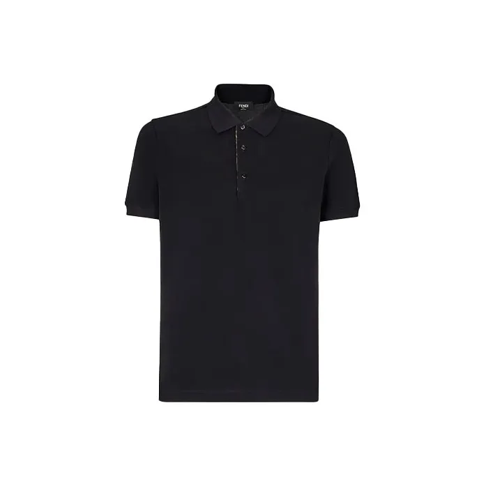 FENDI Basic Short Sleeved Polo Shirt