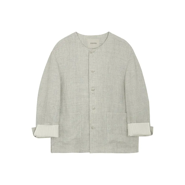 Osens Business Suit Men's Linen Gray