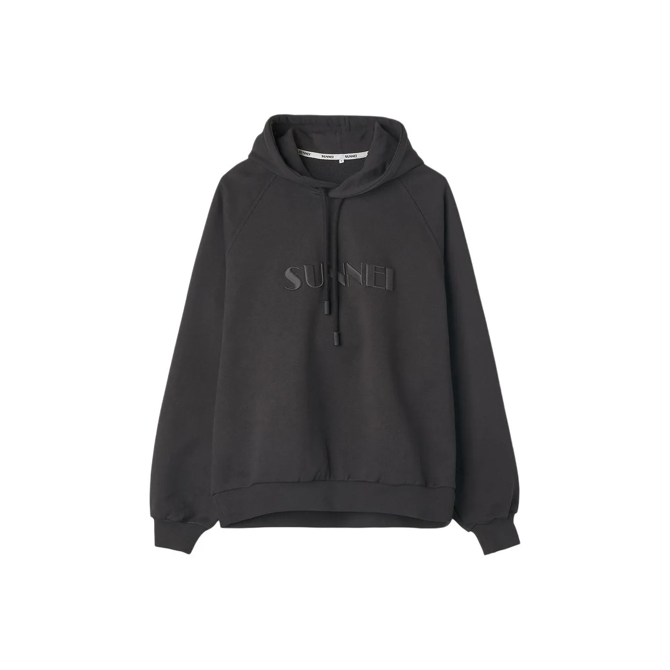 Sunnei Logo Embroidered Drawstring Hoodie