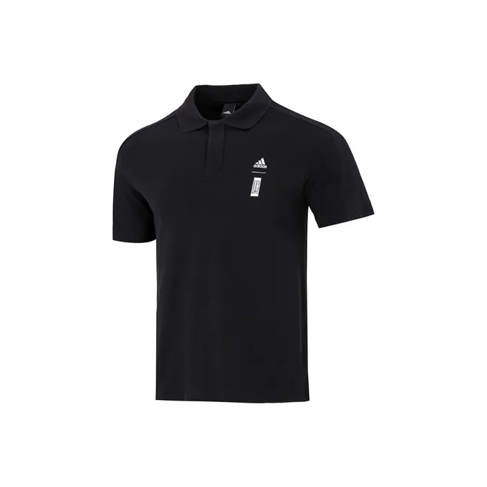 Adidas Мужское Поло Черное