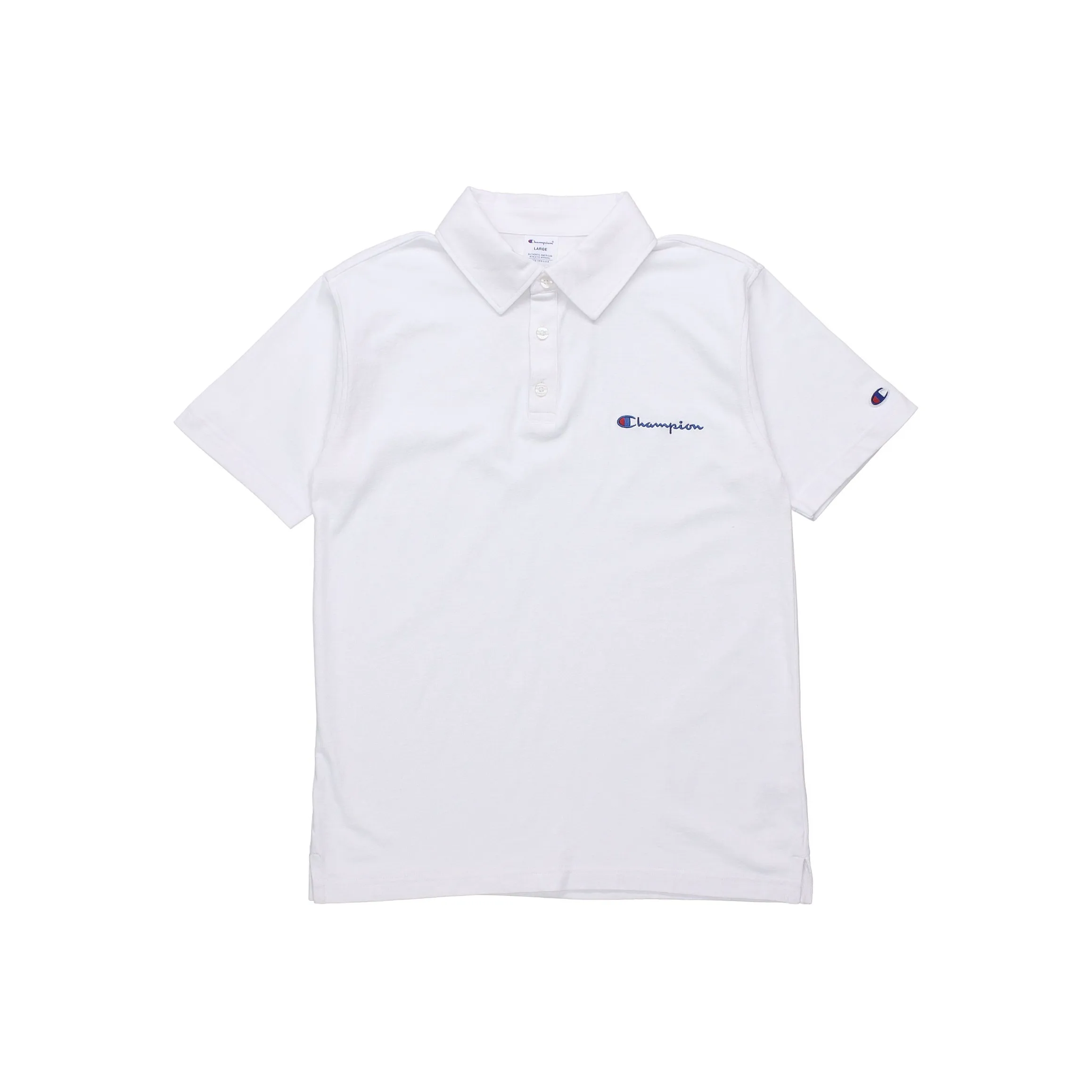 Champion Поло Японская версия Унисекс Белый