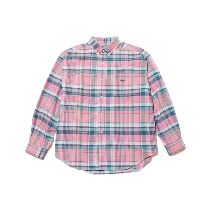 THE NORTH FACE PURPLE LABEL Рубашка Унисекс Розовая